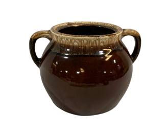 4265 - Brown Glaze Pot 6"