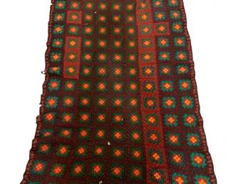 4308 - Vintage Hand Made Afghan 39 x 69