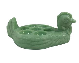 1946 - Jadeite Hen Egg Coddler 4 x 10