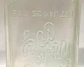 8011 - Rochester Germicide Glass Bottle - 8.5" Tall