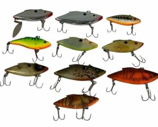 4039x - 10 Vintage Fishing Lures