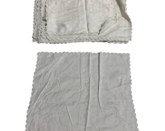 1166 - CJK Monogrammed Linens 19 x 19