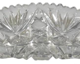 682 - Crystal Bowl 2 x 11 x 5