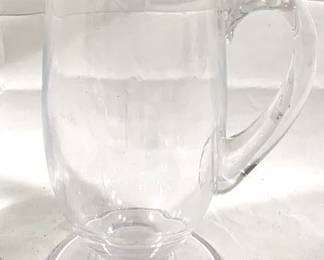 2237 - Glass Pitcher - 8" Tall
