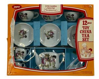 4084 - Jaymar Susanna 12 pc Child's Tea Set in Box