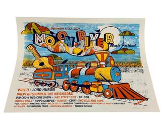 4069 - 2021 Moon River Festival Concept Poster Lithograph #120/300 signed