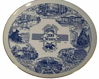 4271 - Danville, VA 200 Years Plate 9.5"