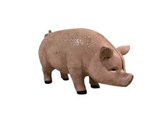 1901 - Cast Iron Pig Bank 4 x 8
