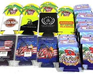 2258 - Lot of 14 Drink Bottle/Can Koozies - New