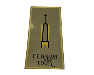 4279 - Ferrum Tour Metal Sign 24 x 15.5