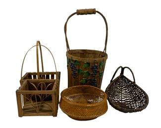4105 - 5 Pc Lot Baskets