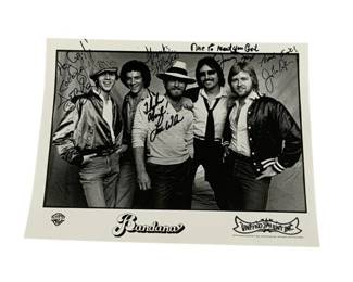 4286 - Bandana Signed Group Photo 8.5 x 10