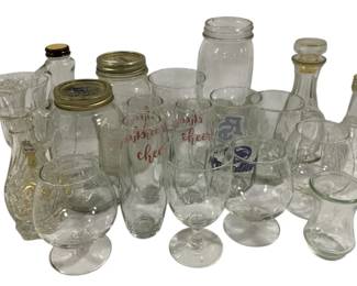 4110 - Assorted Glass Items