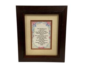 4149 - Framed Print 13.5 x 11