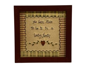 4146 - Framed Needlepoint 10 x 10