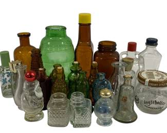 4001 - Assorted Glass Bottles