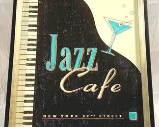 8087 - Jazz Cafe New York 22nd St Print - 21" x 17.5"