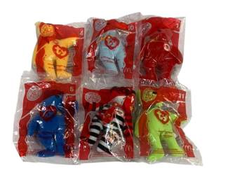 4179 - 6 McDonald's Teenie Beanie Babies