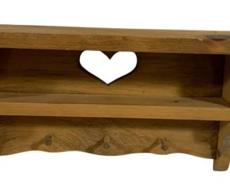 4123 - Wood Wall Shelf 6 x 18 x 9