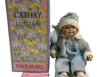 4238 - Cathy Collection 21" Porcelain Doll w/ Box