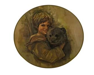 8154 - Gorham Furry Friends Collector Plate 9"