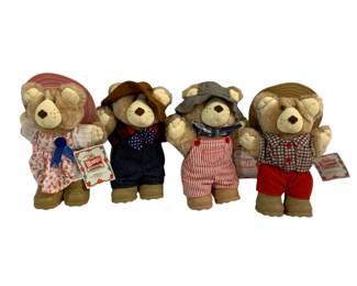4180 - 4 Wendy's Plush Bears