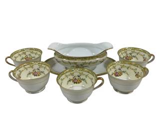8284 - Noritake Arlene Gravy & 5 Cups