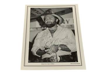 4298 - Johnny Lee Signed Photo 11 x 8.5