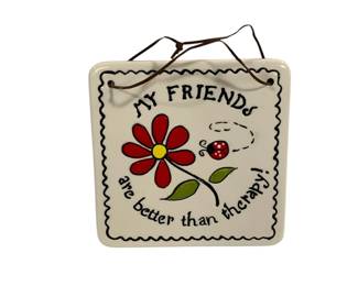 4151 - Ceramic Wall Sign 7 x 7