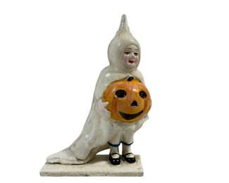1905 - Cast Iron Halloween Bank 6 x 4