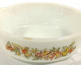2764 - Fire King Fall Harvest Bowl - 8" Round
