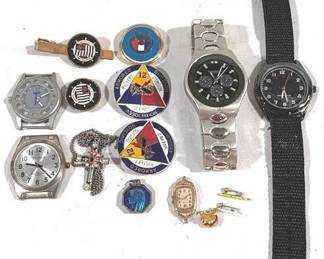 2288 - Lot of Watches & Costume Jewelry