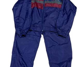4056 - XL Vintage USA Olympics / JC Penney Suit Nylon Track Suit