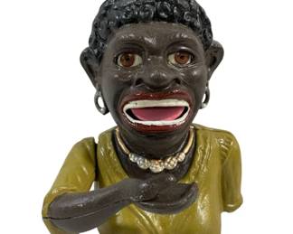 1900 - Mammy Mechanical Cast Iron Bank 7x5