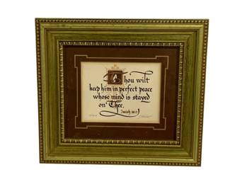 4147 - Framed Print, Signed #12/540 9.5 x 8.5