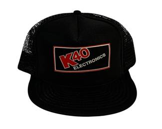 4052 - Vintage K40 Electronics Trucker Hat