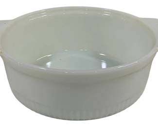 8303 - Milk Glass Bowl 9"
