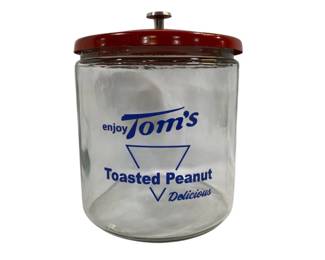 1923 - Tom's Peanut Store Jar 10 x 8