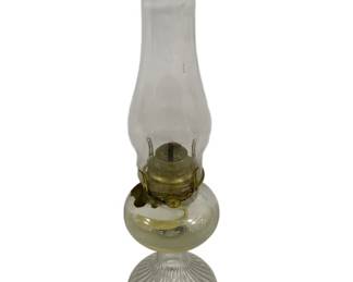 8277 - Vintage Oil Lamp 18.5"
