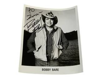 4292 - Bobby Bare Signed Photo 10 x 8.5