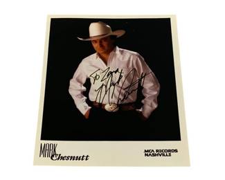 4297 - Mark Chesnutt Signed Photo 10 x 85