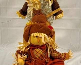 2631 - 2 Scarecrow Decorations