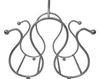 136 - Table Top Wine Rack, holds 5 bottles 11 x 10 x 6