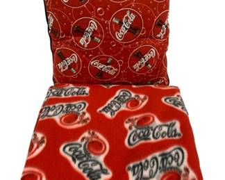 4127 - Coca-Cola Pillow & Blanket Set