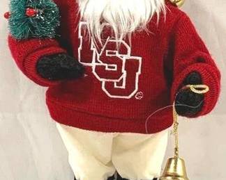 2956 - Mississippi State Santa Figure 10" Tall