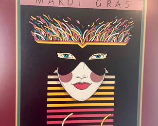 Vintage Mardi Gras poster