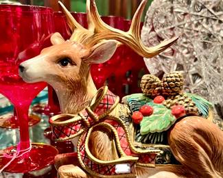 Fitz & Floyd Christmas reindeer