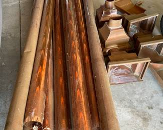 Copper Downspouts