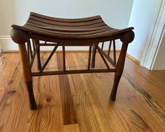 Early 20th Century Egyptian Revival Thebes Stool. This is a presale item at $650. Pick up would be the week of July 21st - 26th.