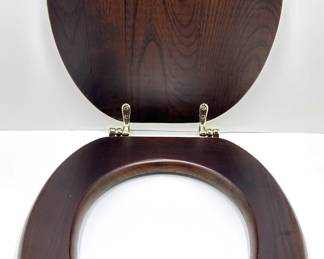 New Solid Wood Toilet Seat, Never Used
Lot #: 145